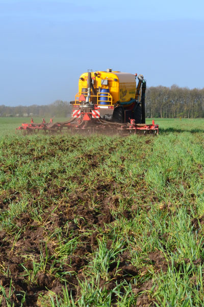 Vredo bemester met Trimble GPS